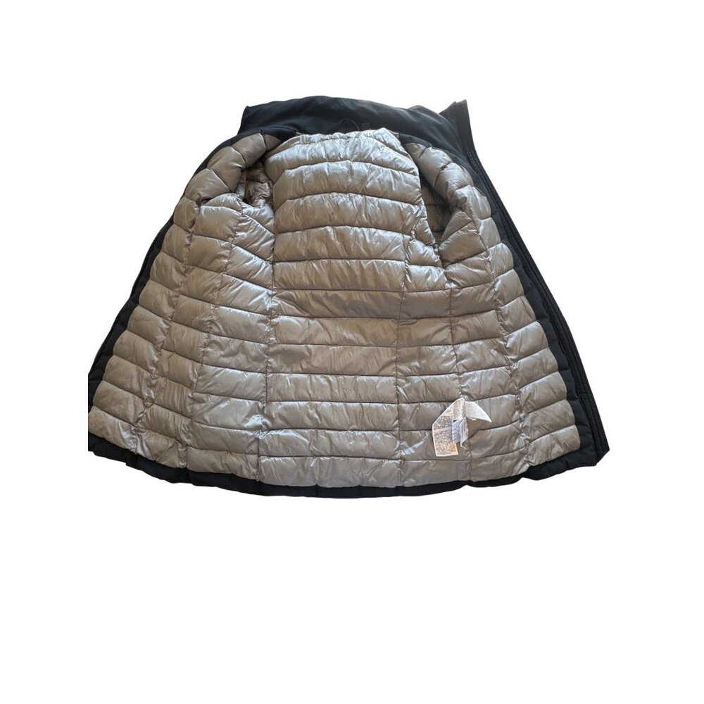 Save The Duck Rain Coat Jacket Womens XS Waterproof Insulated Black Minimalist - Picture 4 of 12
